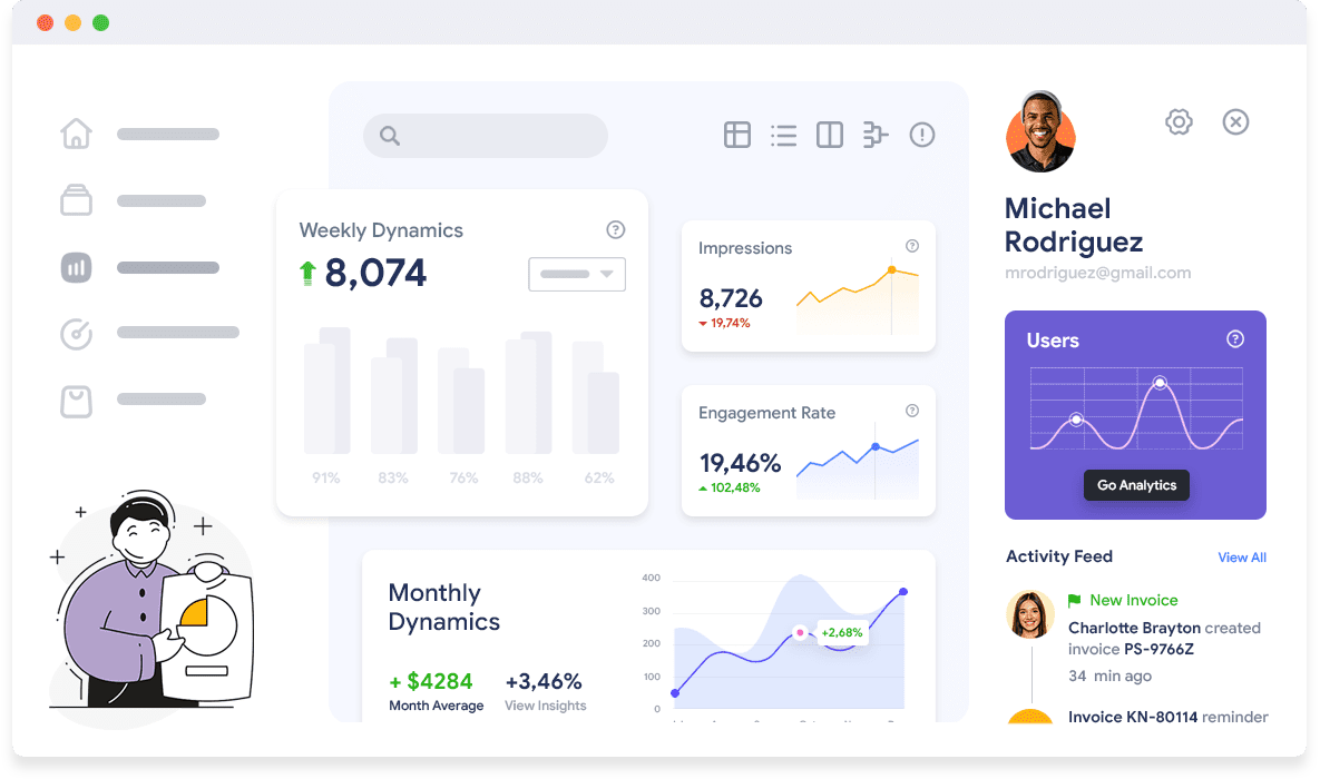 Qboon gift card management dashboard interface